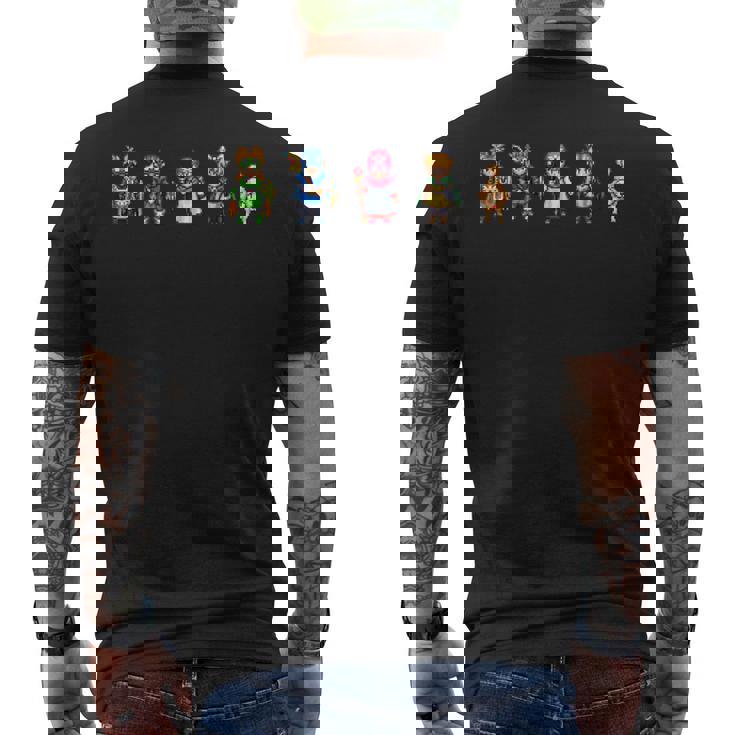 【公式】Hd-2D版『ドラゴンクエストii』キャラクタードット メンズTシャツ バックプリント