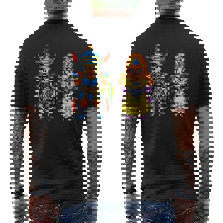 【公式】Hd-2D版『ドラゴンクエストi』キャラクタードット メンズTシャツ バックプリント