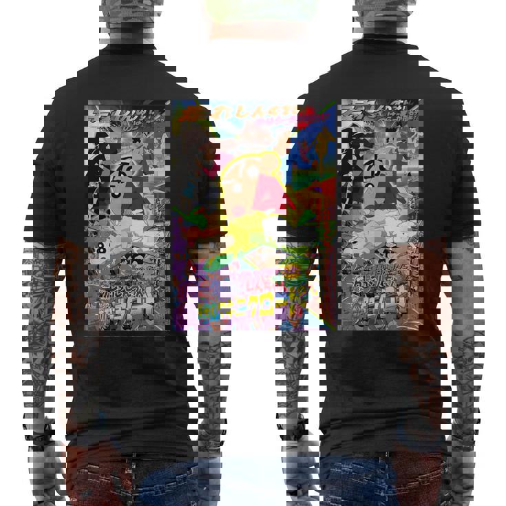 【映画】クレヨンしんちゃん 嵐を呼ぶ 栄光のヤキニクロード メンズTシャツ バックプリント