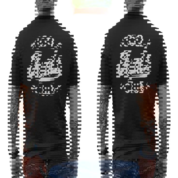 かっこいい叔母さんクラブ最高のおばさんお気に入りの叔母さんかっこいいおばさんクラブ メンズTシャツ バックプリント