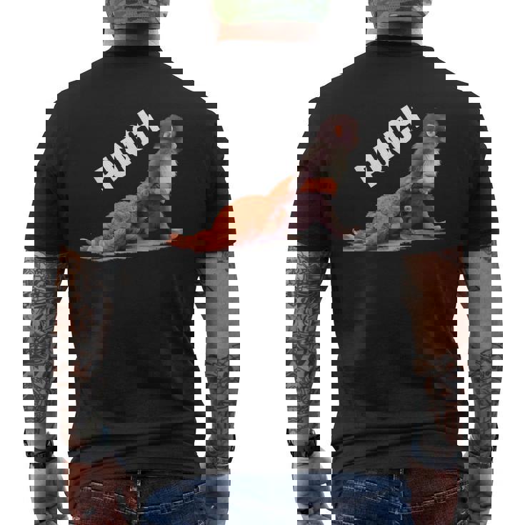 かわいい赤ちゃん猿の名前付きパンチシャツパンチモンキーサポーター メンズTシャツ バックプリント