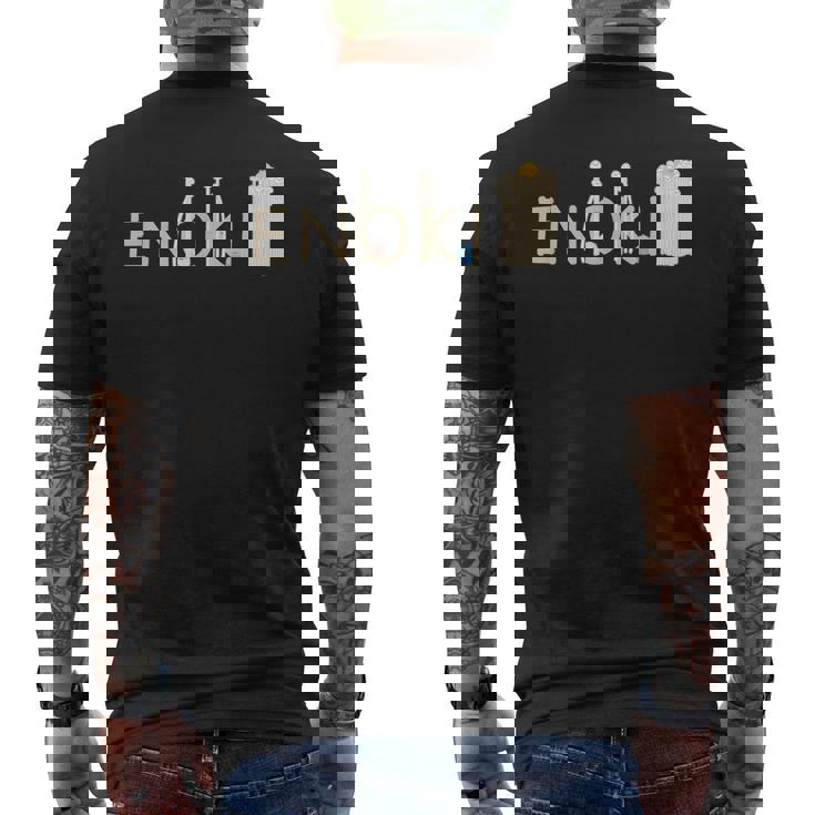 くりこ ギブミー睡眠 『Enoki』 きのこ シュール 男女兼用 グッズ メンズTシャツ バックプリント