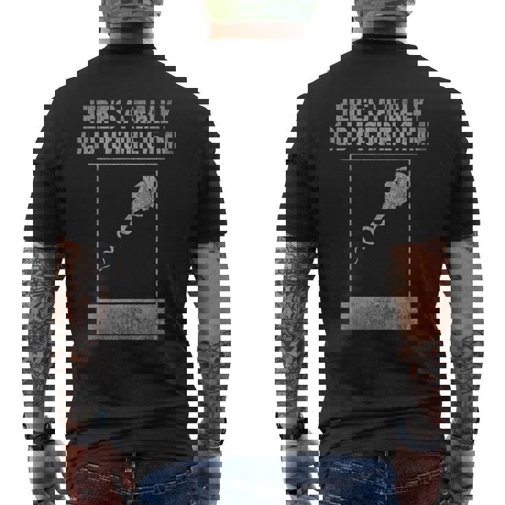 これが私の本当に古い写真です楽しい精子ヴィンテージ メンズTシャツ バックプリント