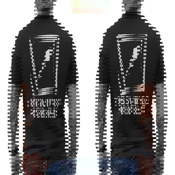 これはとても古い私の絵です 面白い誕生日プレゼント。 メンズTシャツ バックプリント