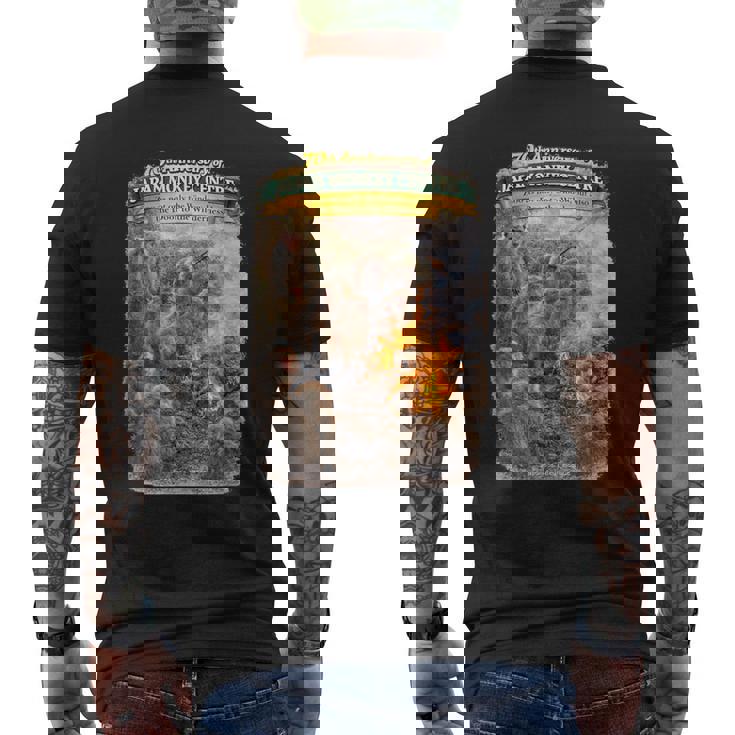 たき火 感謝祭2026 メンズTシャツ バックプリント