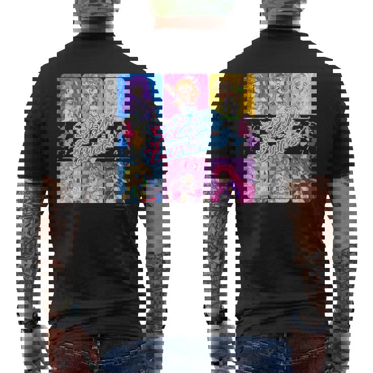 アイカツ！×プリパラ（そらみルミナス） メンズTシャツ バックプリント