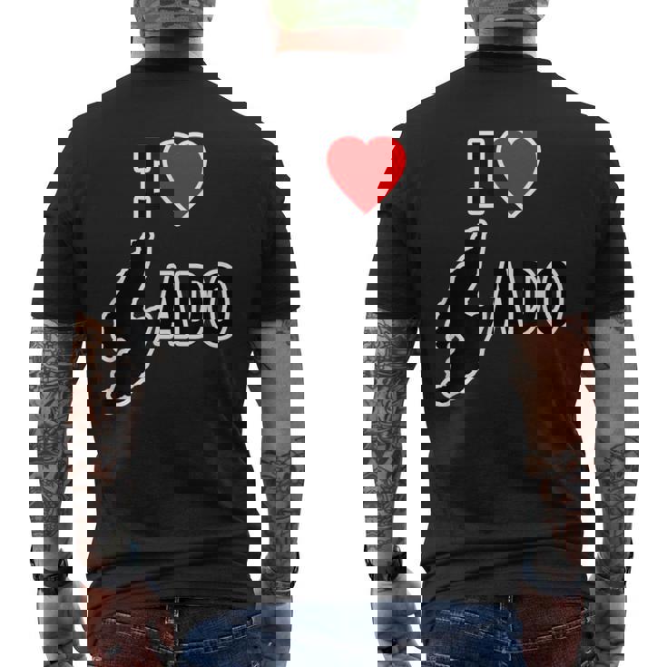 アイラブ・Sado 佐渡島 地図（I Love ハート）【47都道府県】Jimo-T ジモティ お土産 面白 メンズTシャツ バックプリント