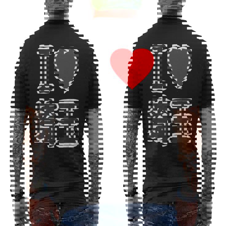 アイラブ・埼玉（I Love ハート）Big 大きな文字【47都道府県】Jimo-T ジモティ お土産 メンズTシャツ バックプリント