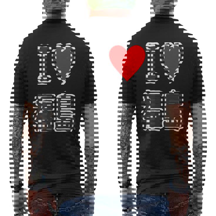 アイラブ・福島（I Love ハート）【47都道府県】Jimo-T ジモティ お土産 旅行 メンズTシャツ バックプリント