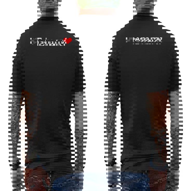 アイ・ハート・ラフマニノフ メンズTシャツ バックプリント