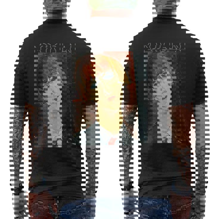 アメデオ・モディリアーニ・マダム・キスリング絵画のアイデア メンズTシャツ バックプリント