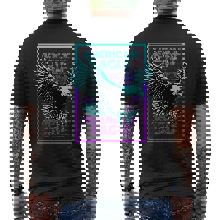 アメリカンイーグル ビンテージ レトロ アメリカンイーグル 長袖tシャツ メンズTシャツ バックプリント