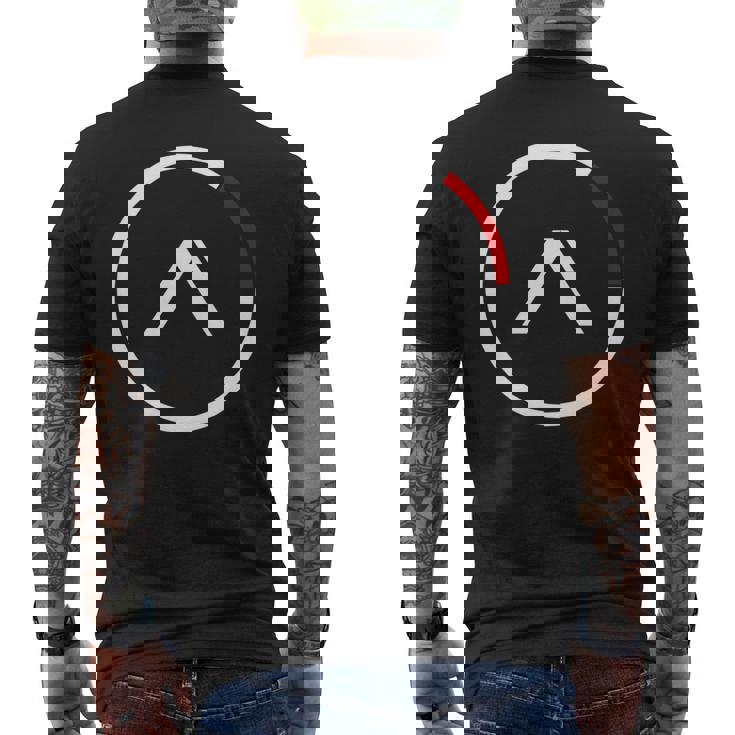 アルファサークル 長袖tシャツ メンズTシャツ バックプリント