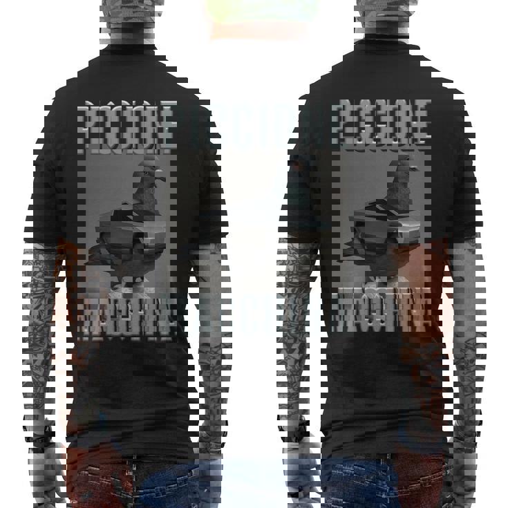 イタリア ブレイン キャラ ピッチョーネ マッキナ キッズ 男の子 ミーム 長袖tシャツ メンズTシャツ バックプリント