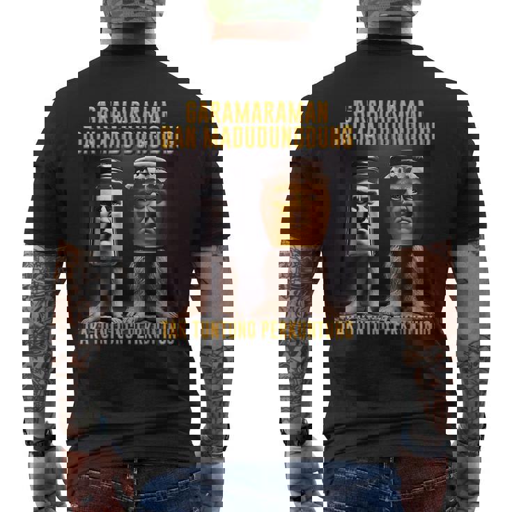 インターネットミーム Ai ガラマラマン Madudungdung ブレイン イタリアン メンズTシャツ バックプリント