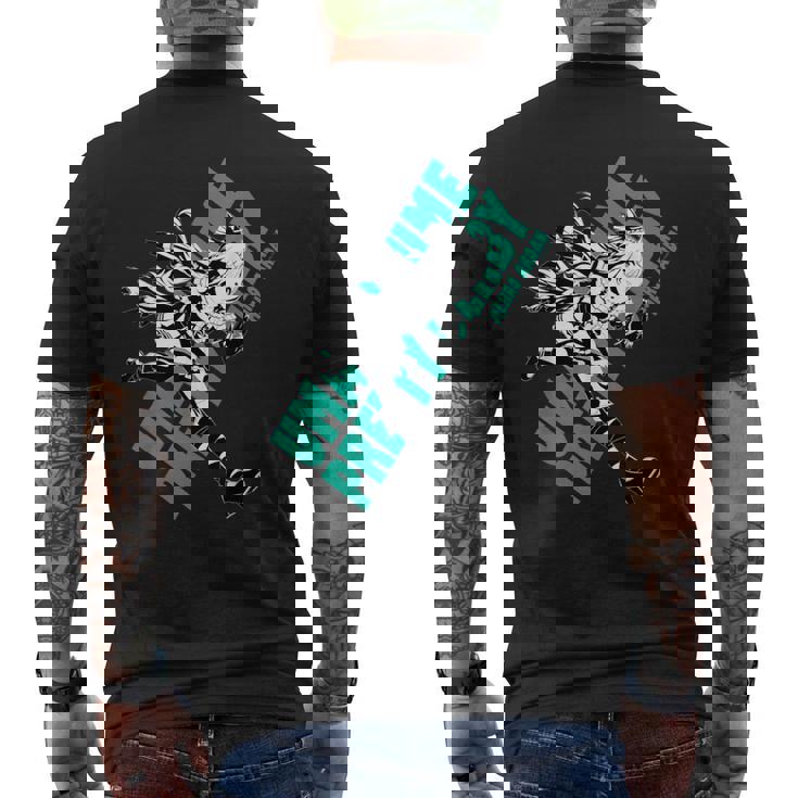 ウマ娘 プリティーダービー メジロアルダン メンズTシャツ バックプリント