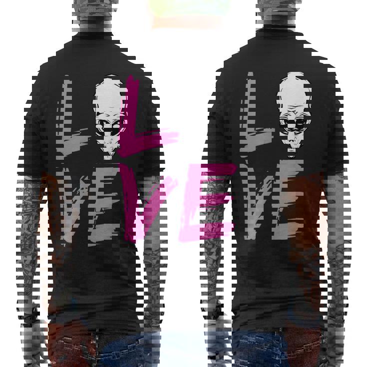 エイリアンラバーtシャツ エイリアンフェイス Ufo ファニーtシャツ メンズTシャツ バックプリント