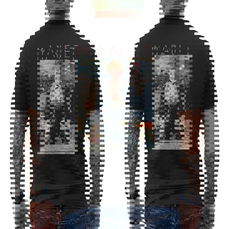 エドゥアール・マネ フォリー・ベルジェールのバー 長袖tシャツ メンズTシャツ バックプリント