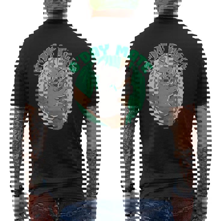 オーストラリア お土産 G'day Mate キュート コアラ クマ メンズTシャツ バックプリント