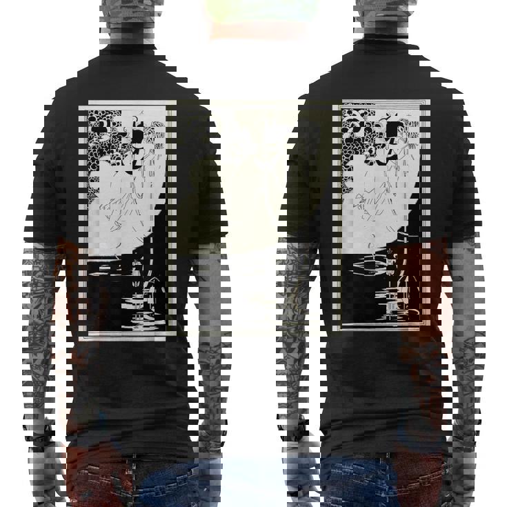 オーブリー・ビアズリーによるクライマックス1893 メンズTシャツ バックプリント