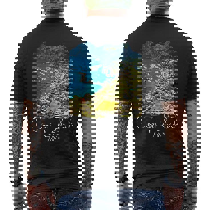 カプリ島 カプリお土産 カプリ島 メンズTシャツ バックプリント