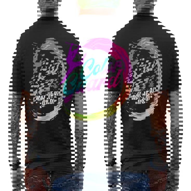 カラーガード バンドを素敵に見せる カラーガード メンズTシャツ バックプリント