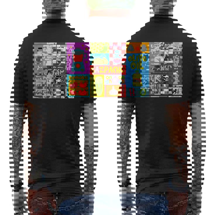 ガスパチョブランチ アンダルシア メンズTシャツ バックプリント