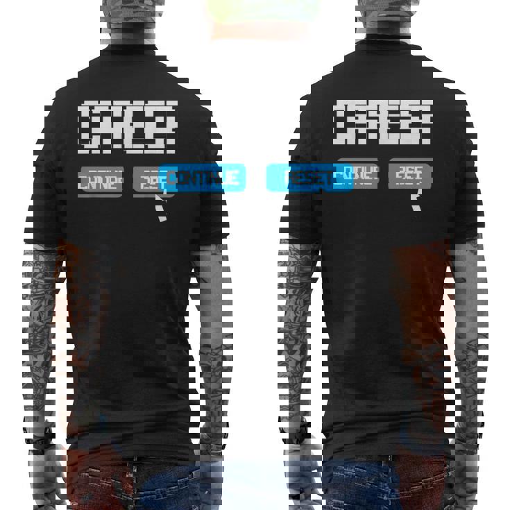 キャリアリセット転職 メンズTシャツ バックプリント