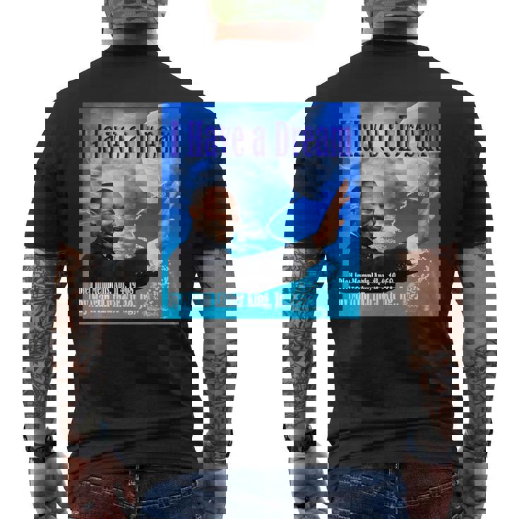 キング牧師_001 メンズTシャツ バックプリント