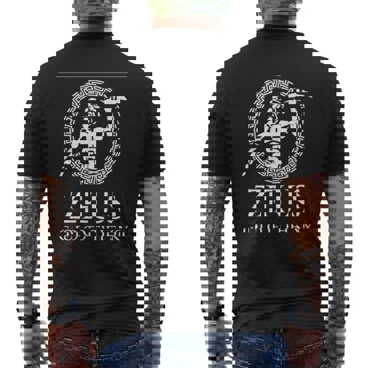 ギリシャ神話ギフト メンズTシャツ バックプリント