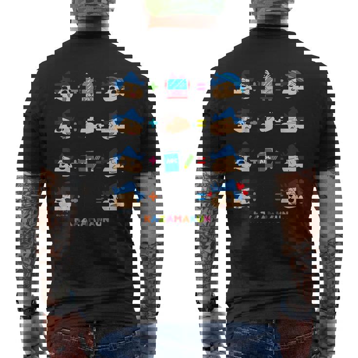 クレヨンしんちゃん 〇＋〇＝？ 風間くんver メンズTシャツ バックプリント