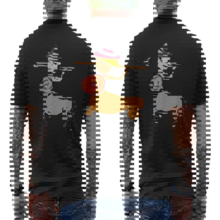 ケンタウロス射手座 メンズTシャツ バックプリント