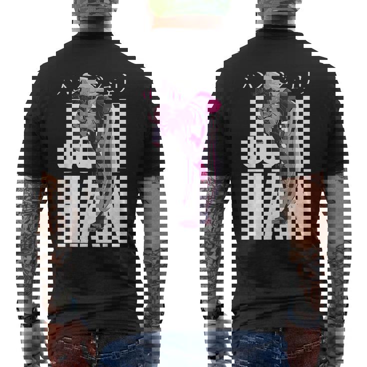 ゲーマープレイヤー愛好家向けジュリハンキャラクター メンズTシャツ バックプリント