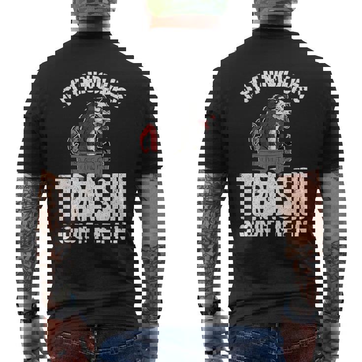 ゴミが関係するならオポッサムジョークでカウントしてくれポッサム メンズTシャツ バックプリント