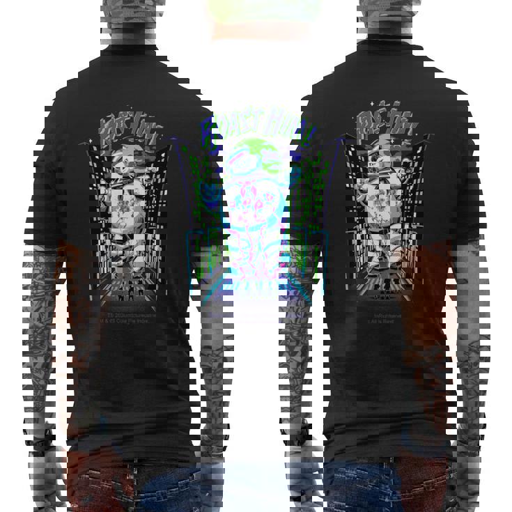 ゴーストバスターズ ハロウィンデザイン ローストヒムの楽しみ 長袖tシャツ メンズTシャツ バックプリント