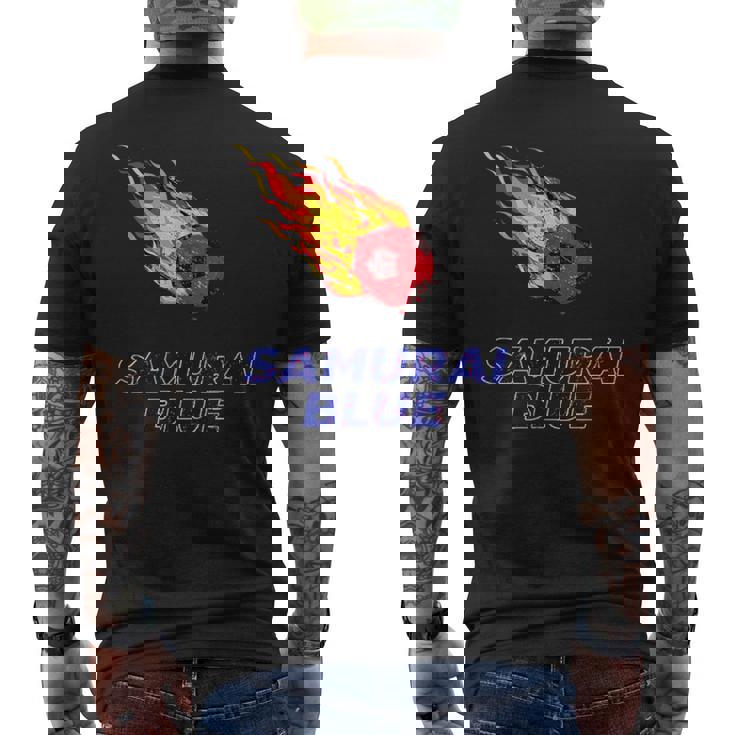 サムライブルーamurai Blue 日本サッカー代表 メンズTシャツ バックプリント