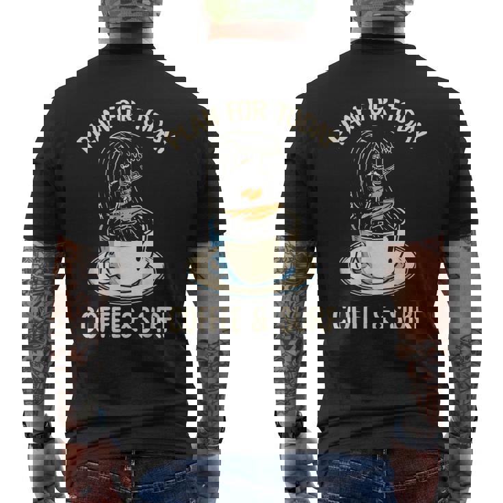 サーフィン スケルトン アパレル コーヒー サーフアパレル ハワイアンu メンズTシャツ バックプリント