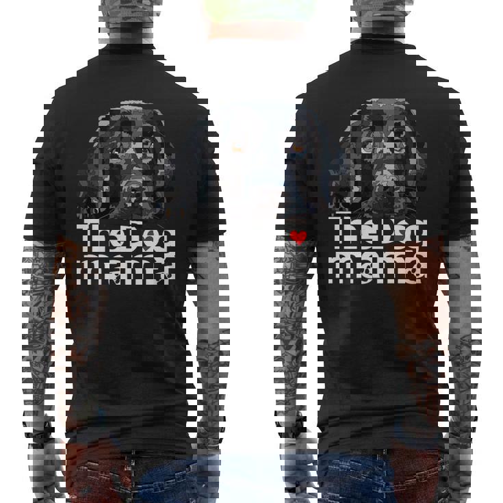 ザドッグママブラックラブラドールママレトリーバーマザードッグマミー 長袖tシャツ メンズTシャツ バックプリント