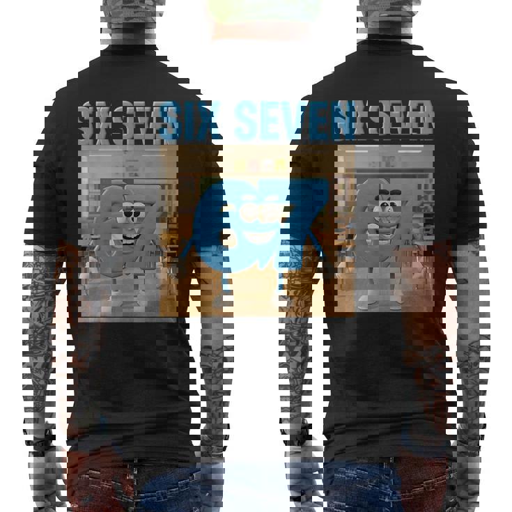 シックスセブン新人ブレインロット2026キッズボーイズキャッチフレーズ67 メンズTシャツ バックプリント