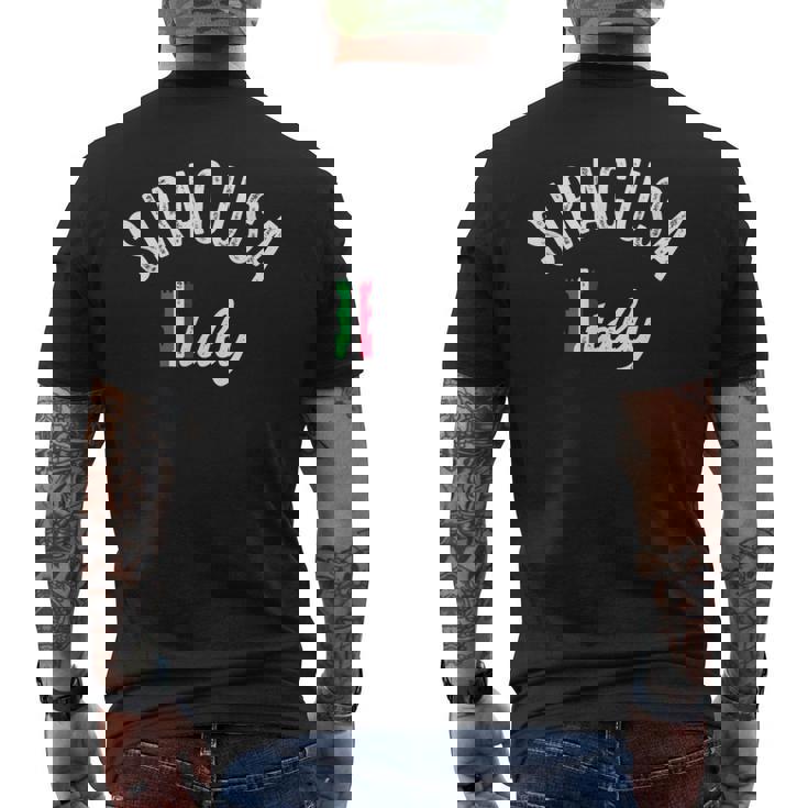 シラクサ シチリア バケーション お土産 レトロ シラクサ メンズTシャツ バックプリント