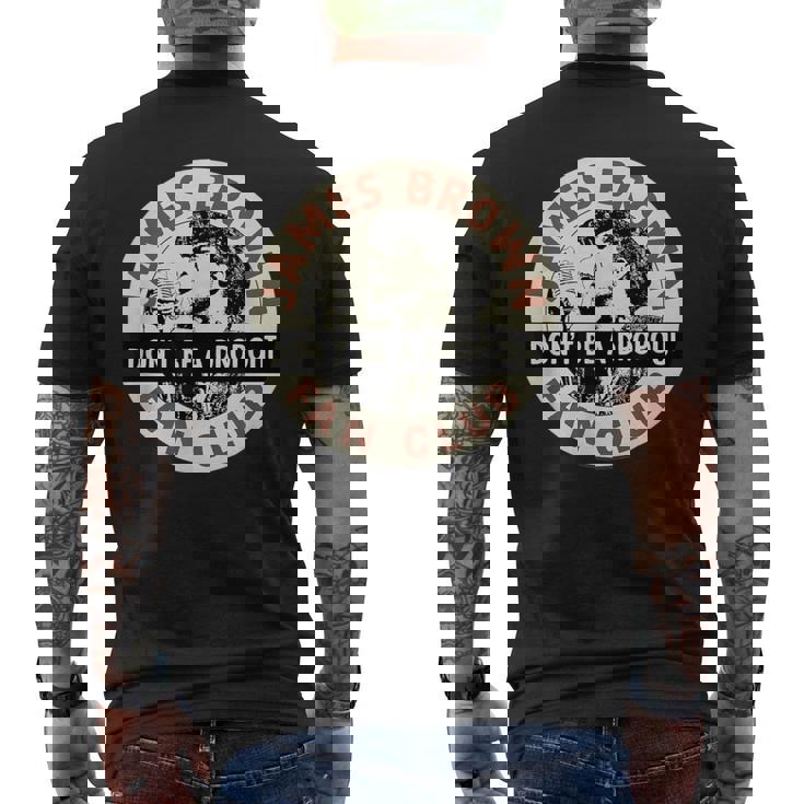 ジェームス・ブラウン・ファン・クラブ・ドント・ビー・ア・ドロップアウト メンズTシャツ バックプリント