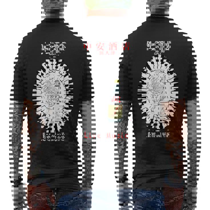 スコーボビーデザインズ 浜大津 日本 メンズTシャツ バックプリント