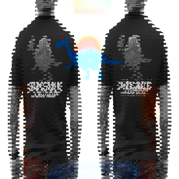 スピノサウルス My Favorite Dinosaur キッズ スピノサウルス メンズTシャツ バックプリント