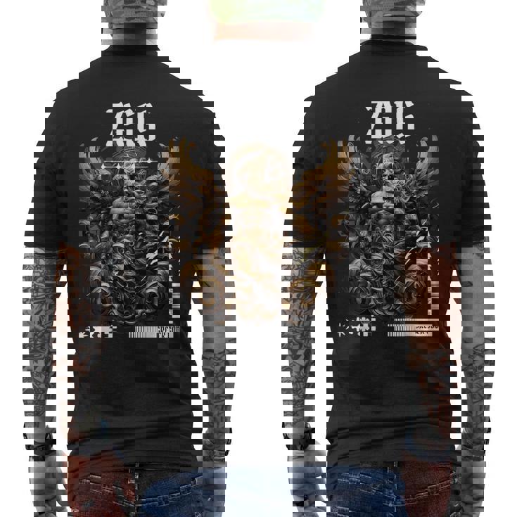 ゼウス ギリシャ神 メンズTシャツ バックプリント