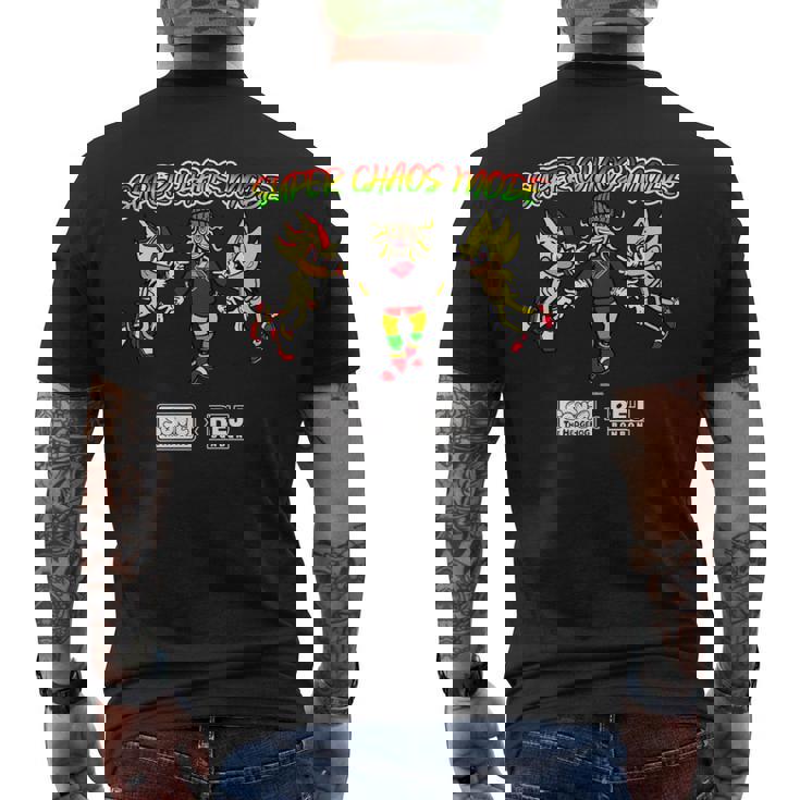 ソニック×れじぇくんuper Chaos Mode Winter Edition L 長袖tシャツ メンズTシャツ バックプリント