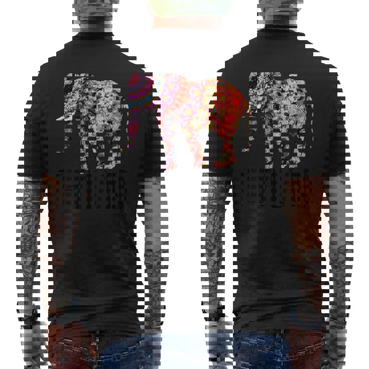 タイ象のお土産シャツ メンズTシャツ バックプリント