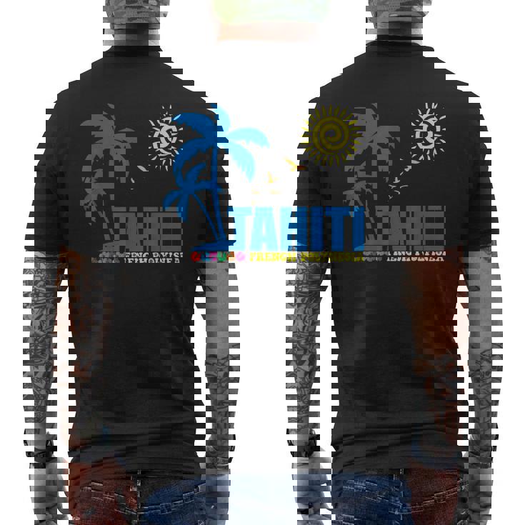 タヒチ フランス領ポリネシア お土産 タヒチ メンズTシャツ バックプリント
