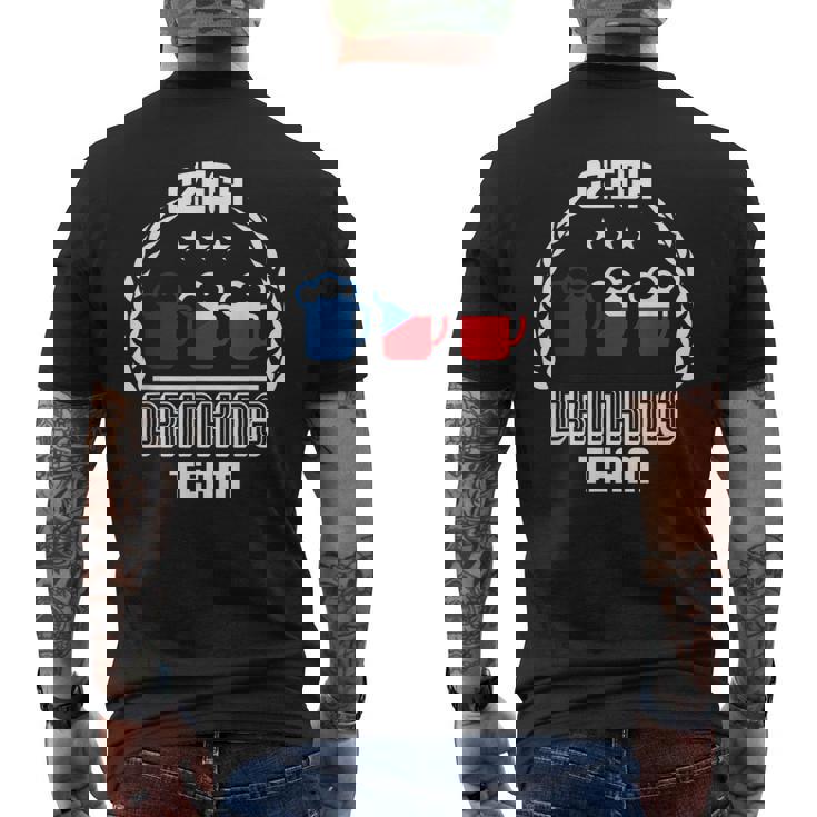 チェコ ライオン プラハ ビール チェコ メンズTシャツ バックプリント