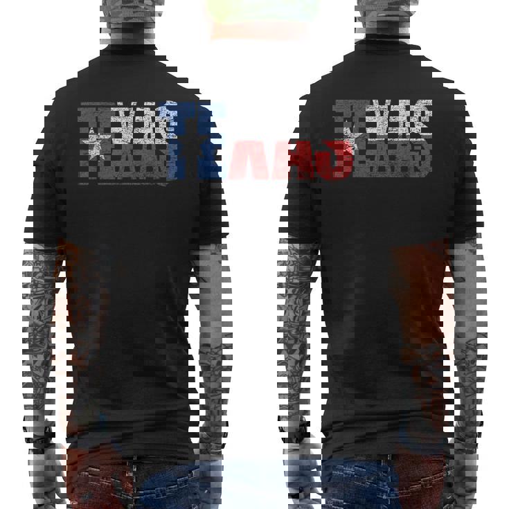 テキサスtシャツ レディース メンズ キッズ テキサス州旗 アンティーク調 メンズTシャツ バックプリント