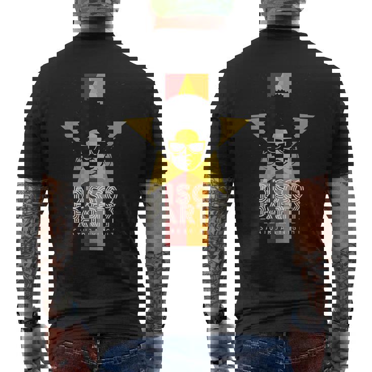 ディスコtシャツ アフロクイーンレトログルービー70年代パーティーギフトtシャツ メンズTシャツ バックプリント